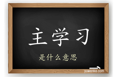 主学习
