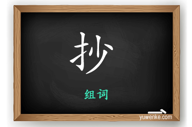 抄怎么组词