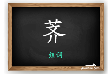 荠怎么组词