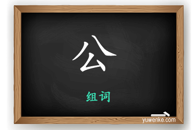 公怎么组词