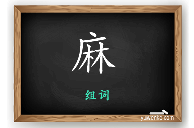 麻怎么组词