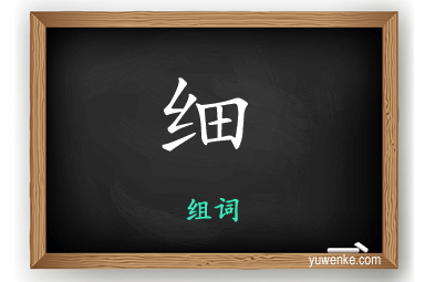 细怎么组词