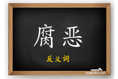腐恶的反义词