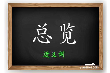 总览的近义词