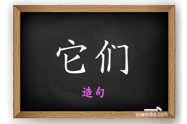 它们怎么造句